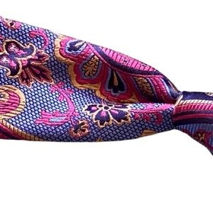 NWT! Jos. A. Bank RESERVE Mens Paisley Luxury Silk Neck Tie - 3”